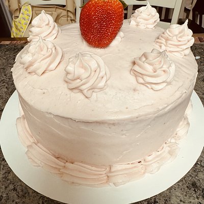 Custom Decorated Three Layer Cake 