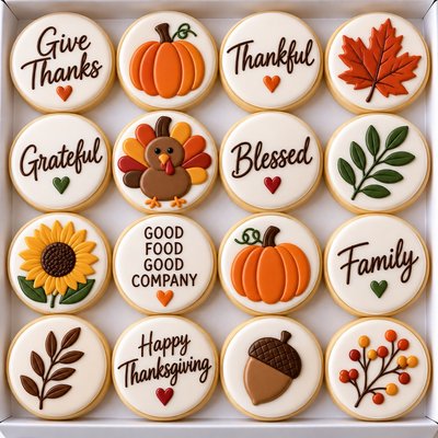 Farm Animal Cookies Design 