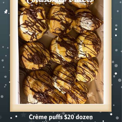 Cream Puffs 12 Ct Gluten Free 