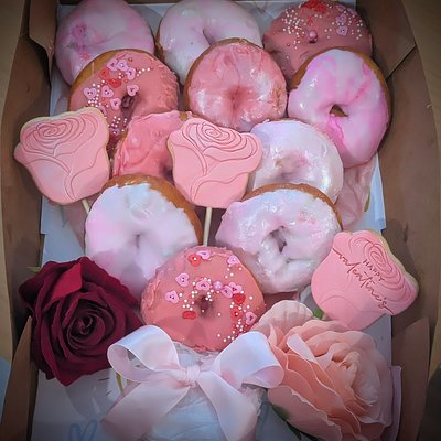 Valentine's Donut Bouquet 