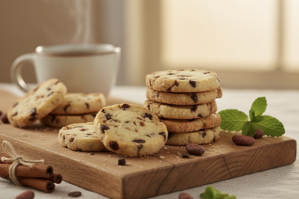 Cherry Sablé Cookies 