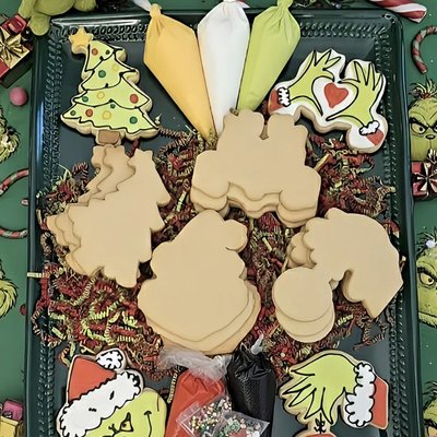 Grinch Cookie Kit