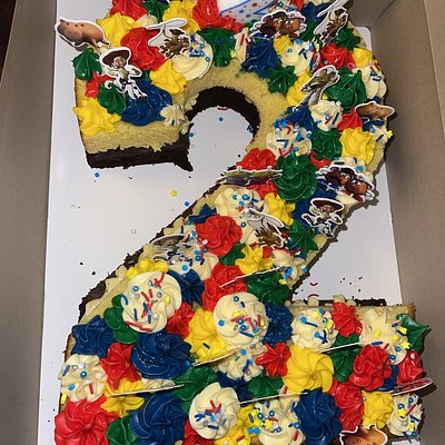 2 Layer Number Cake (16in Numbers)