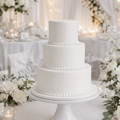 Three Tiered Custom Cakes (6,8,10 Inch)