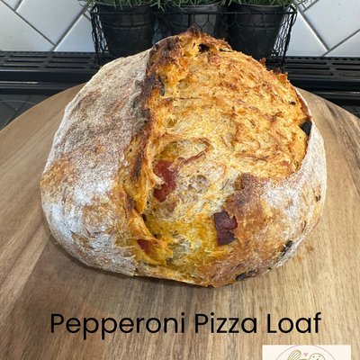 Sourdough Pepperoni Pizza Loaf 
