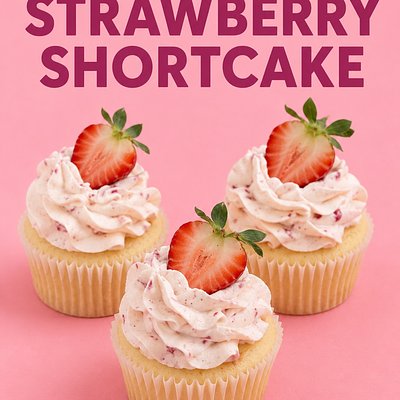 Strawberry Shortcake Cupcakes 