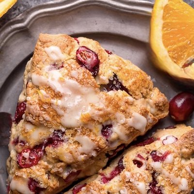 Cranberry Orange Scones 