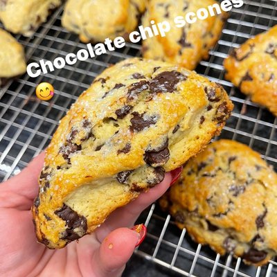 1 Double Chocolate Chip Scones (See Description For Additional Options/pricing)