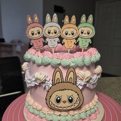 Labubu Cake (6"3 Layer) 