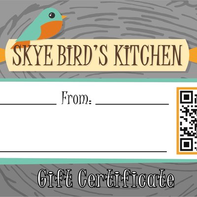 Gift certificate 