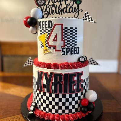 Two Tier Custom Cake 40 serving