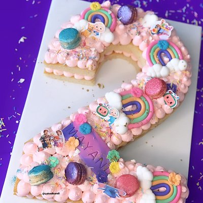 Letter & Number Cakes