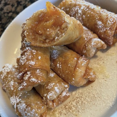 Peach Cobbler & Apple Pie Egg Roll 