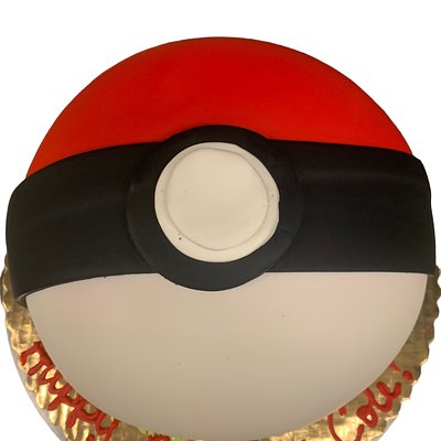 Pokeball Cake