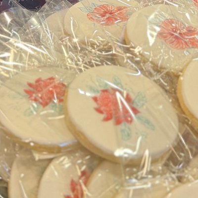 Custom Royal icing Sugar Cookies Individually wrapped  ($38)