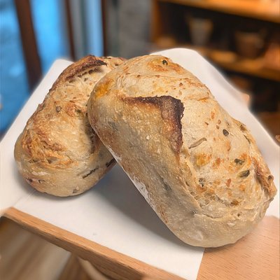 Roasted Chile Cheese Sourdough 