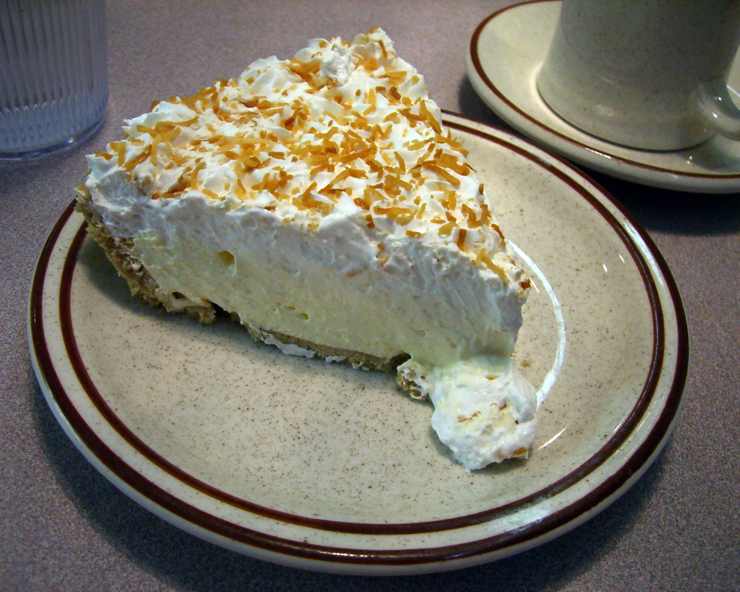 9” Cream pie