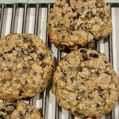 Oatmeal Raisin Chocolate Chip Cookies