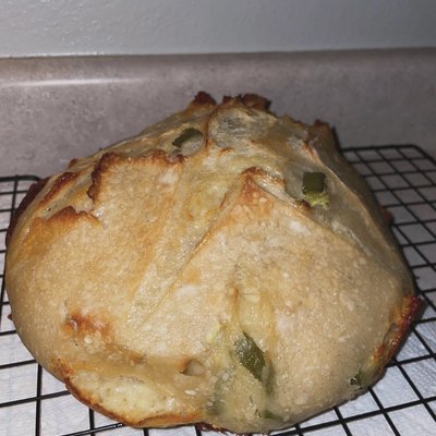 Sourdough Jalapeño White Cheddar Boule 