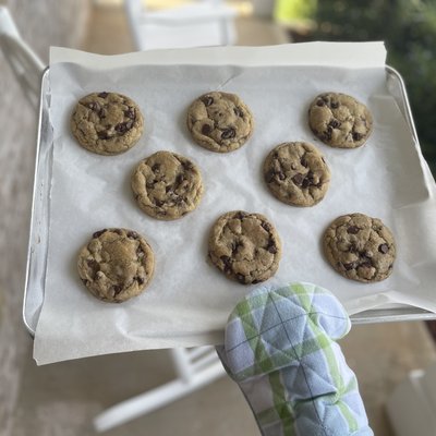 Brown Butter Sourdough Chocolate Chip Cookies