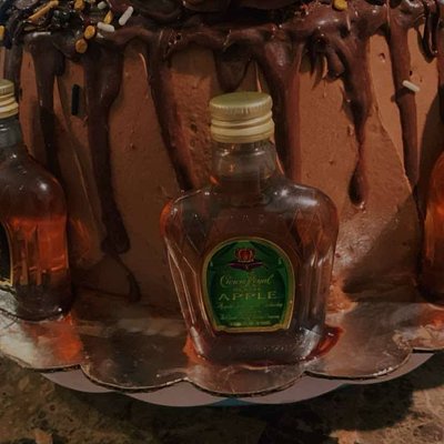 Crown Royal 2-Layer Chocolate Cake