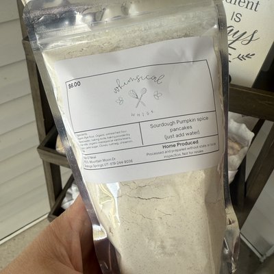 Sourdough Pumpkin spice Pancake Mix (just Add Water!)
