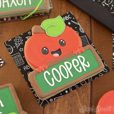 A6 Apple w/ Name on Board 