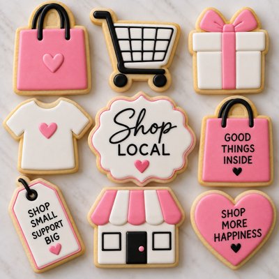 Restaurant Owner Set Theme Cookies 