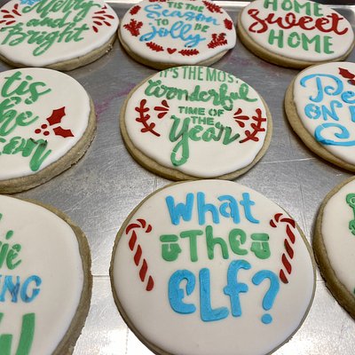 Decorated Shortbread Cookies