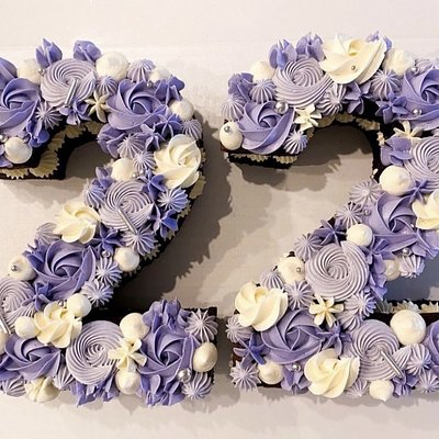 Two XL Numbers/Letters Cake- Single Layer
