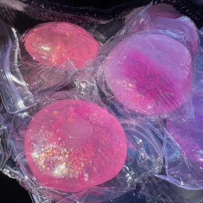 Coconut Oil Ball - Pink Glitter