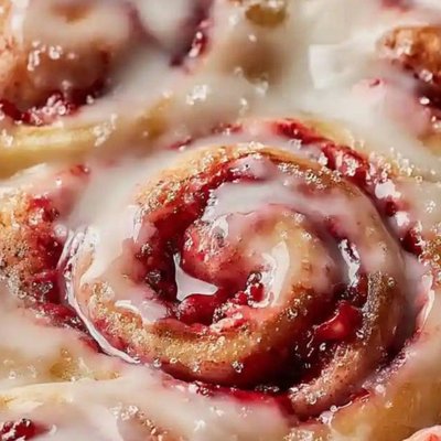 Strawberry Cinnamon Rolls 