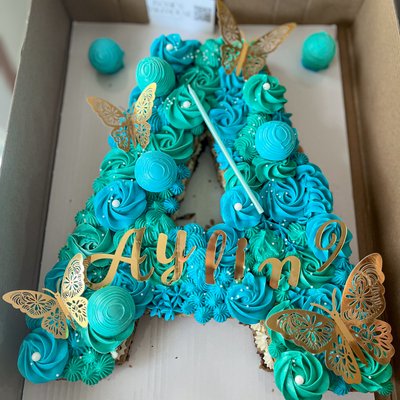 Cookie Cakes (numbers and letters)