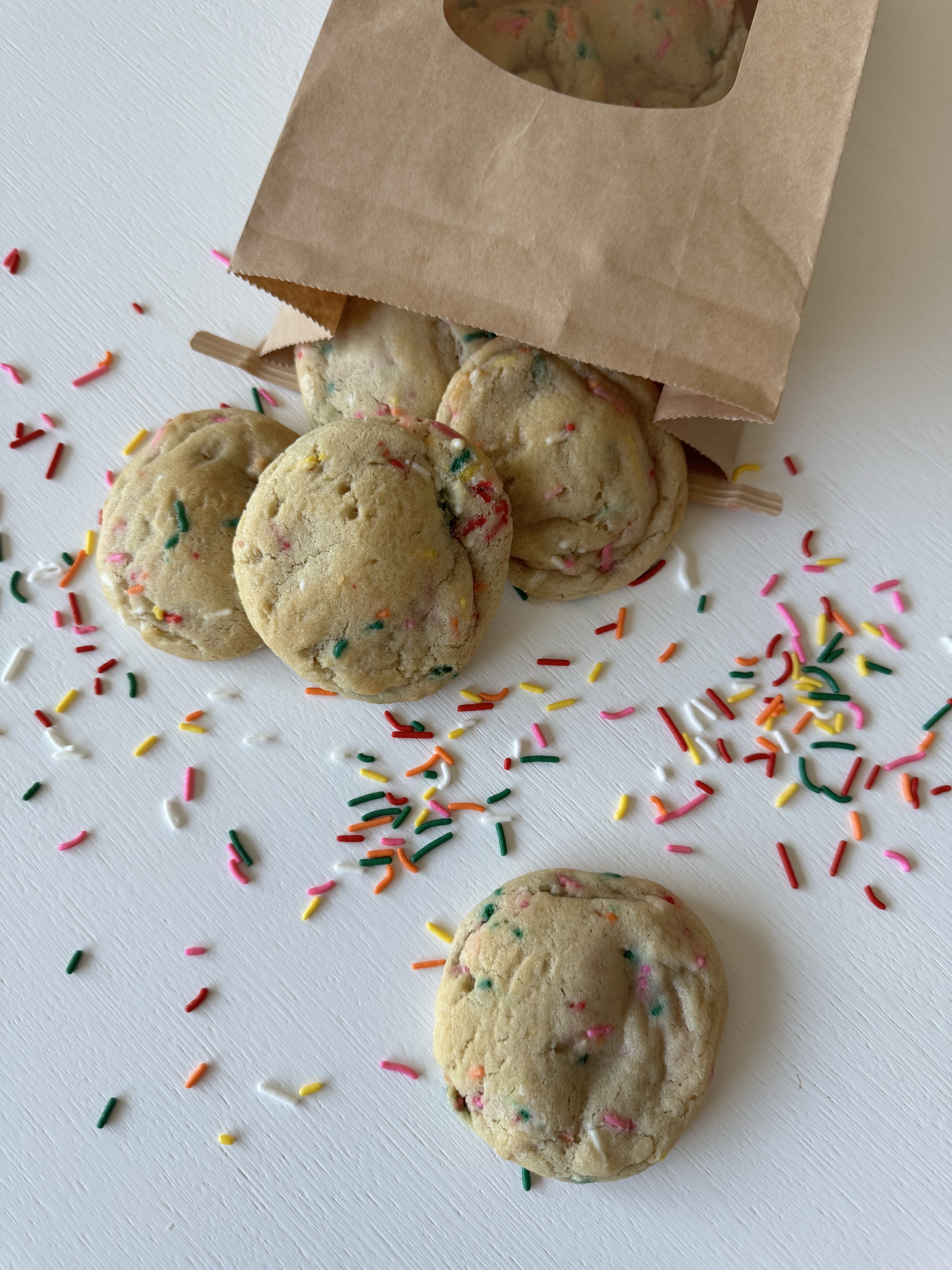 Funfetti Cookies( 1/2 Dozen)