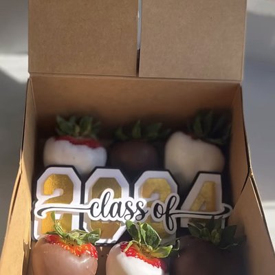 1/2 Dozen Chocolate Covered Strawberries 