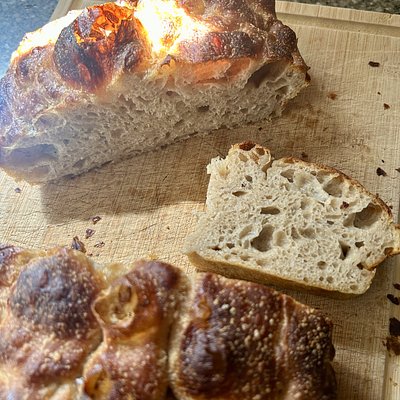 Olive Oil & Sea Salt Sourdough Focaccia