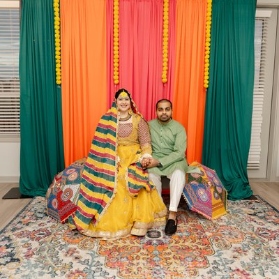 Mehndi/Dohlki Backdrop 