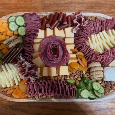 large charcuterie board