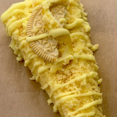 Lemon Crunch Cheesecake slice