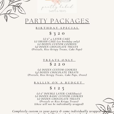 Dessert Packages 