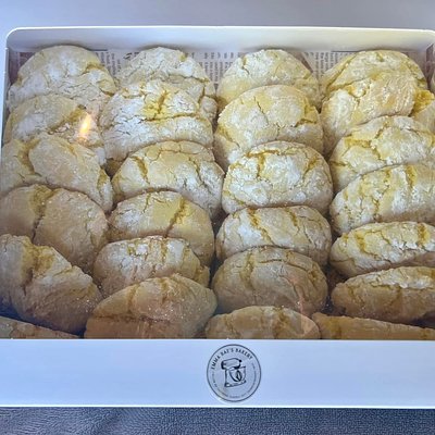 Lemon Crinkle Cookies 