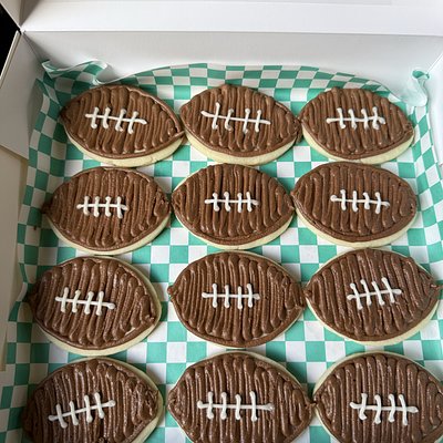 Football Cookies 