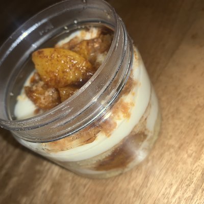 Peach Cobbler Cupcake