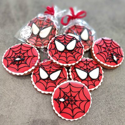 Spiderman Gingerbread Cookie 