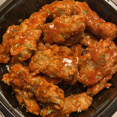 1/2 Pan of Fried Oyster Mushrooms 