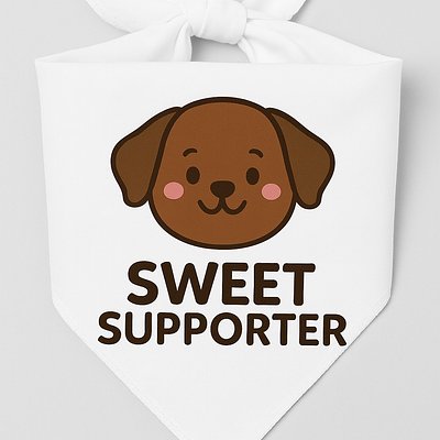 Pet Bandanas – Sweet Supporter, Roll Squad & Rolls for Rovers™