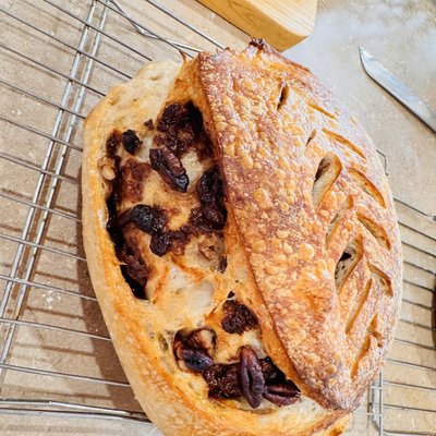 Milk, Chocolate and Pecan Sourdough