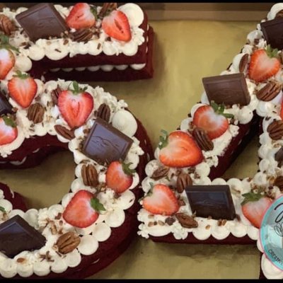 Double Digit Number cake 