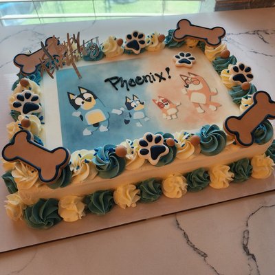 1/4 Sheet Cake