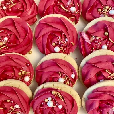 Rosette Sugar Cookies 